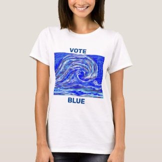 T-shirt Vote bleu