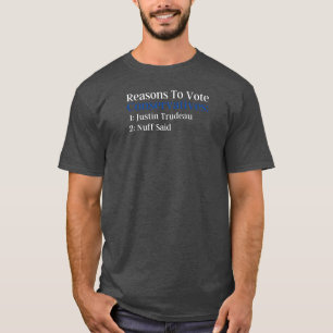 T-shirt Vote conservateur   Humour politique canadien