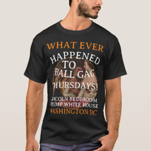 T-shirt VOTE DOD DOJ EPA TRUMP CHAMBRE LINCOLN jeudis