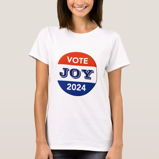 T-shirt Vote Joy 2024 Harris Walz (Devant)