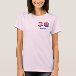 T-shirt Vote Kindly Buttons Organic Tee