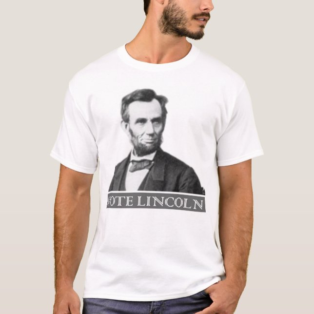 T-shirt Vote Lincoln (Devant)