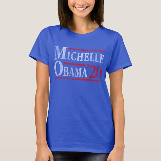 T-shirt Vote Michelle Obama 2020 pour le président (Devant)
