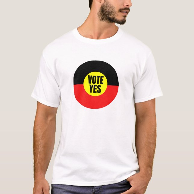 T-shirt Vote Oui À La Voix Au Parlement (Devant)