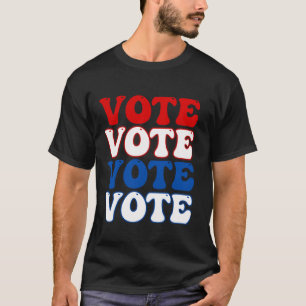 T-shirt Vote patriotique élection du gouvernement rouge bl