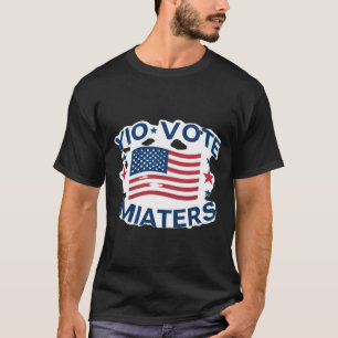 T-shirt Vote Patriotique S Design Avec Drapeau Américain E
