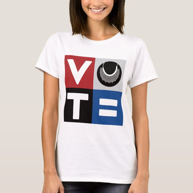 T-shirt Vote pour l'égalité RBG pour tous (Devant)