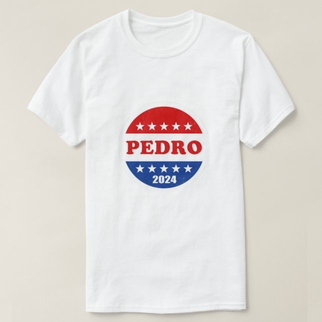 T-SHIRT VOTE POUR PEDRO (Design devant)