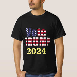 T-SHIRT VOTE TRUMP PRÉSIDENT RÉPUBLICAIN 2024 GRAND USA