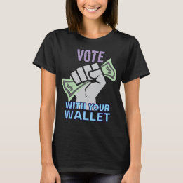 T-shirt Voter Avec Votre Portefeuille