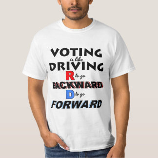 T-shirt Voter D pour aller de l'avant