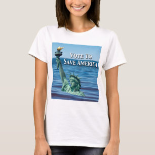 T-shirt Voter pour sauver l'Amérique Cette élection