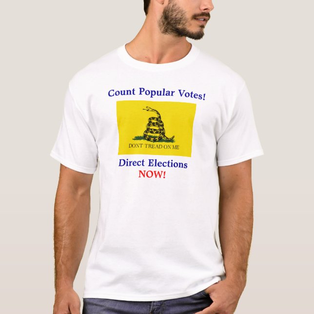 T-shirt Votes populaires de compte (Devant)