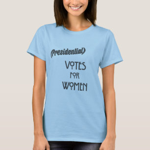 T-shirt Votes pour les femmes (bleues) — surprise présiden