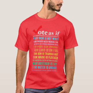 T-shirt Votez comme il est-Photoroom