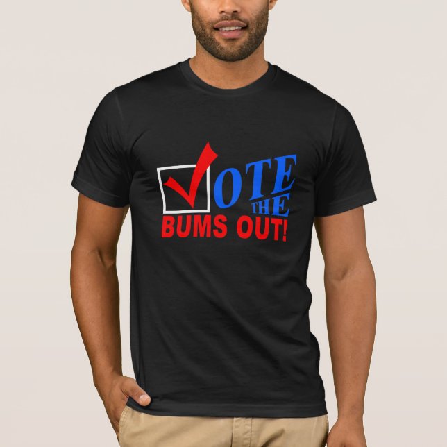 T-shirt Votez les bons à rien ! chemises (Devant)