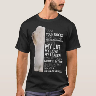 T-shirt Votre ami Votre partenaire Votre vieux chien angla