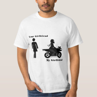 T-shirt Votre amie, ma moto d'amie