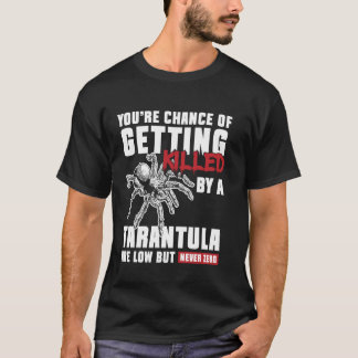 T-shirt Votre Chance De Vous Faire Tuer Tarantule Oiseau A
