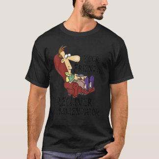 T-shirt Votre commentateur de fauteuil confortable