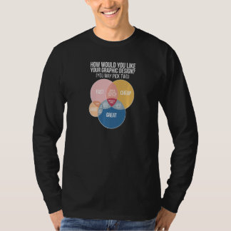 T-shirt Votre conception graphique Concepteur graphique Pr