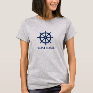 T-shirt Votre embarcation ou nom et les navires de la Mari