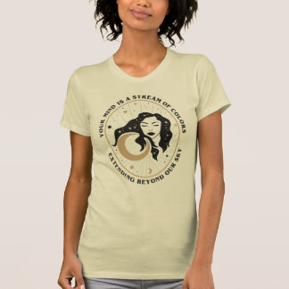 T-shirt Votre esprit est un flux de couleurs