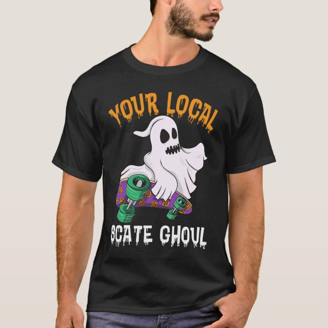 T-shirt Votre Etat Local Épouses Hommes Fantôme Effrayant  (Devant)