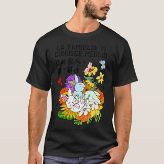 T-shirt Votre Famille Vous Connaît Le Mieux Kawaii Rabbit