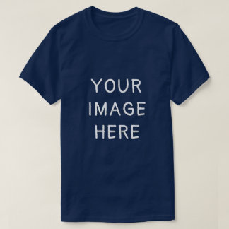T-shirt Votre image ici - Photo personnalisée Marine