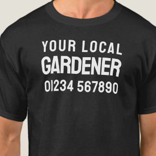 T-shirt Votre jardinier local - Entretien des jardins