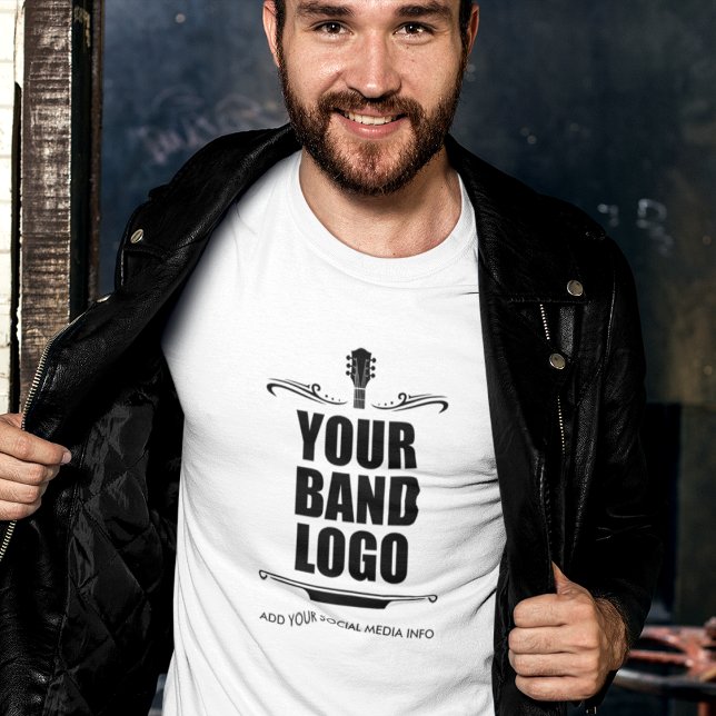 T-shirt Votre logo de bande (Choose from a variety of colors, styles and sizes.)