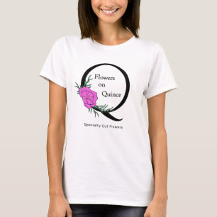 T-shirt Votre logo Moderne Personnalisé Flower Farm T-Shi