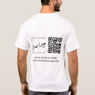 T-shirt Votre logo professionnel Qr Code personnalisé