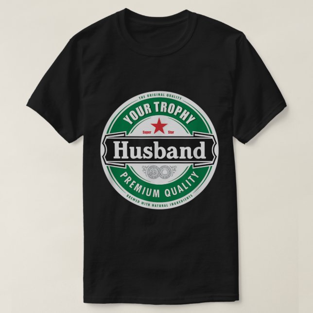 T-shirt Votre Mari Trophée Funny Marié Chemise777.png (Design devant)
