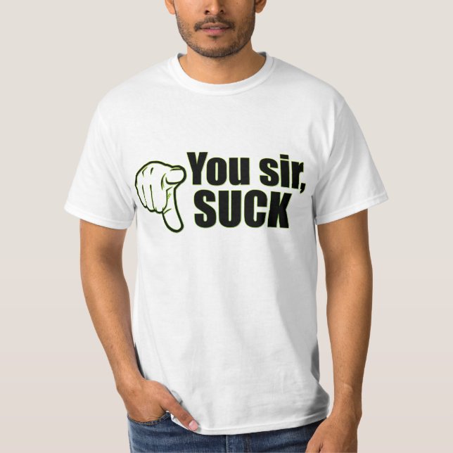 T-shirt Votre monsieur, nul ! (Devant)