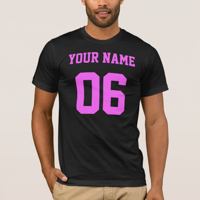 T-shirt Votre nom votre nombre (Devant)