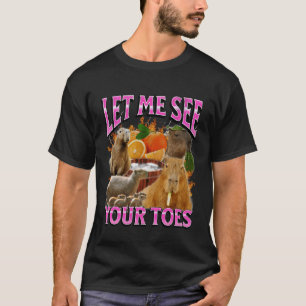T-shirt Votre orteils drôle capybara offensant mème Bootle