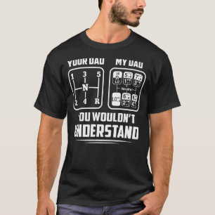 T-shirt Votre papa Mon papa Chauffeur de camion de camion 