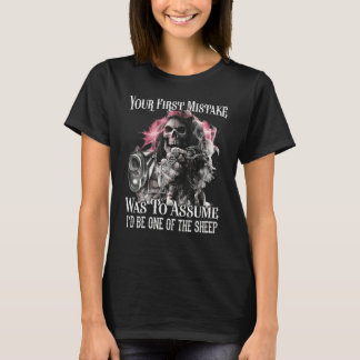 T-shirt Votre Première Erreur Était De Supposer Que Je Ser
