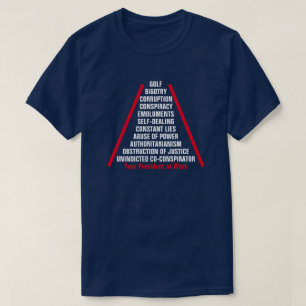 T-shirt Votre président au travail Trump Front Design