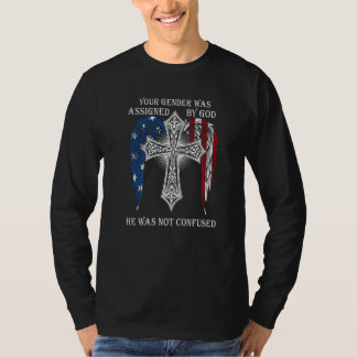 T-shirt Votre Sexe A Été Attribué Par Dieu Il N'Était Pas