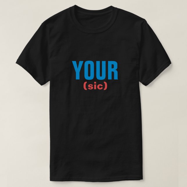 T-SHIRT VOTRE SIC (Design devant)