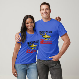 T-shirt Votre souhait est ma commande Aladdin Lamp Design