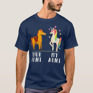 T-shirt Votre Tante Ma Tante Funny Niece Tante Unicorne