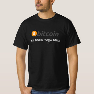 T-shirt Votre texte/couleur Acheter Bitcoin Bitcoin Faille