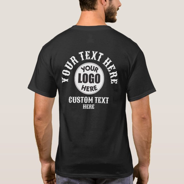 T-SHIRT VOTRE TEXTE ICI (Dos)