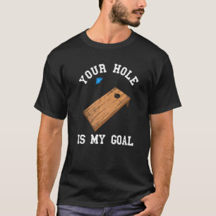 T-shirt Votre Trou Est Mon Objectif Carte Jeu Jeu Jeu Jeu 