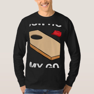 T-shirt Votre trou est mon objectif Cornhole Team Bean Bag