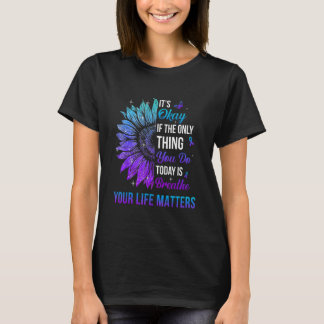 T-shirt Votre vie compte Prévention du suicide Sensibilisa